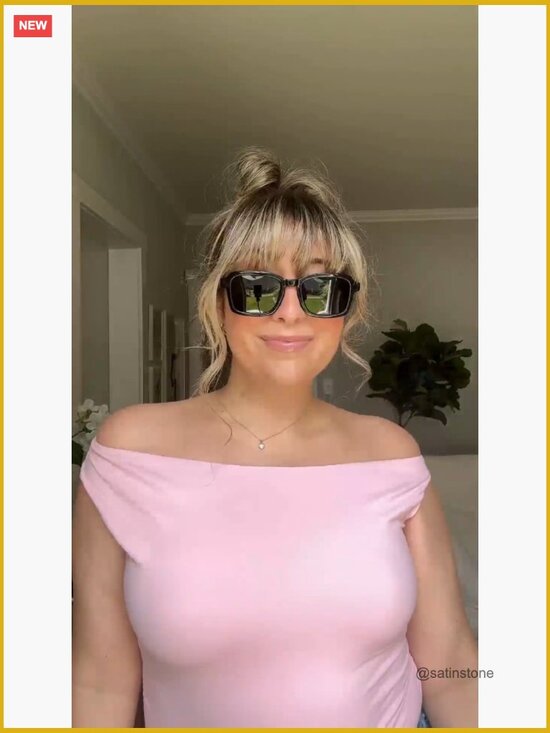 Polarized Square Sunglasses - Trendy Retro Shades for Women Men